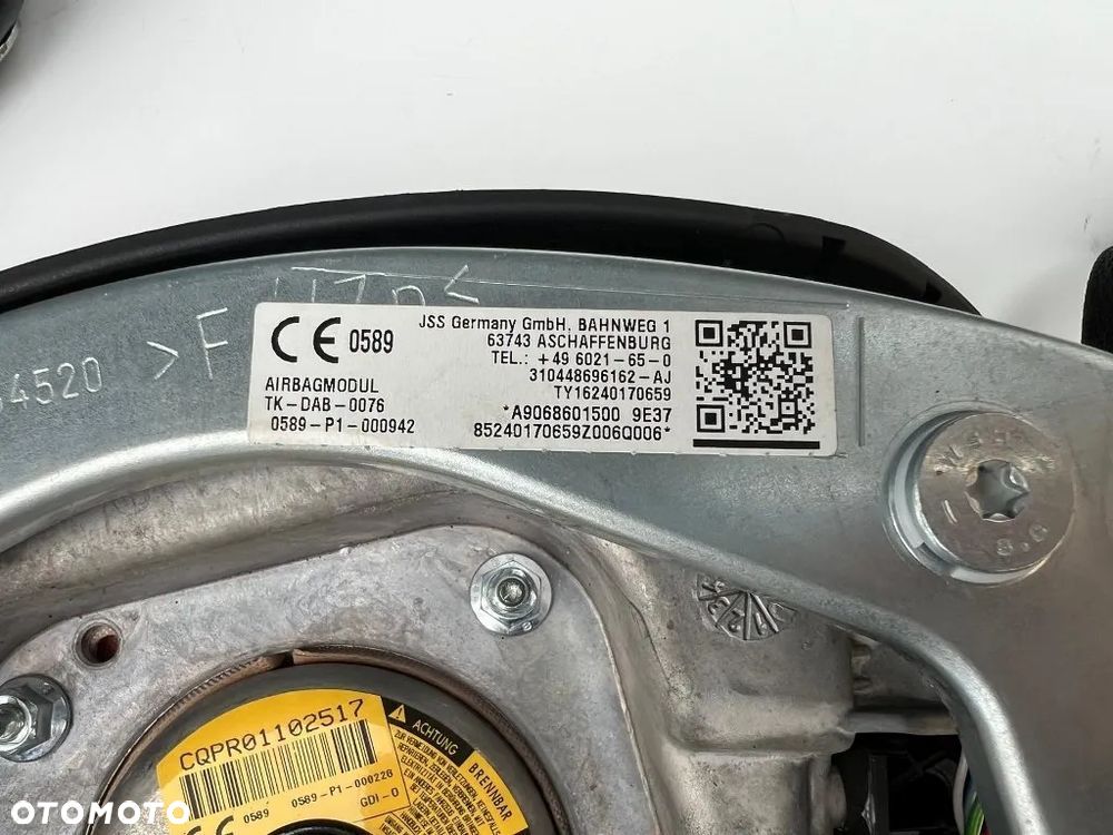 poduszka kierowcy airbag multifunkcja pas lewy prawy sprinter w906 lift a9068601500 - 6