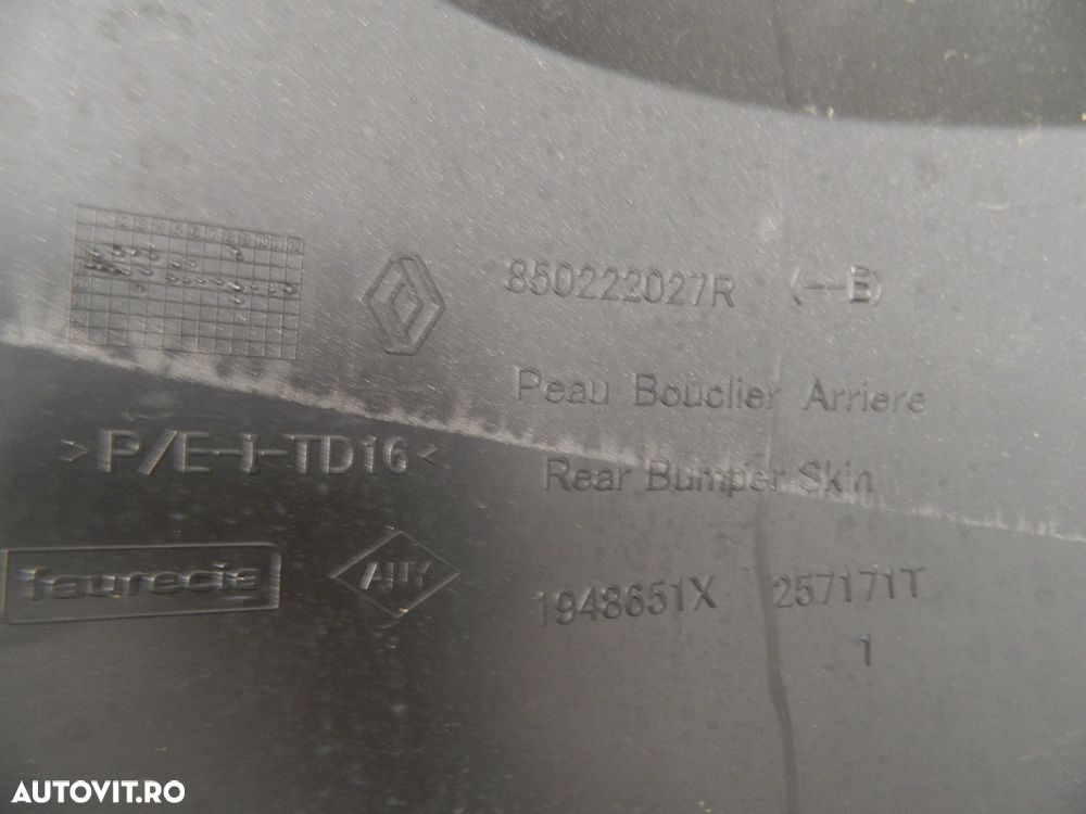 Bara spate Dacia Duster II, 2017, 2018, 2019, 2020, 2021, 850222027R. - 8