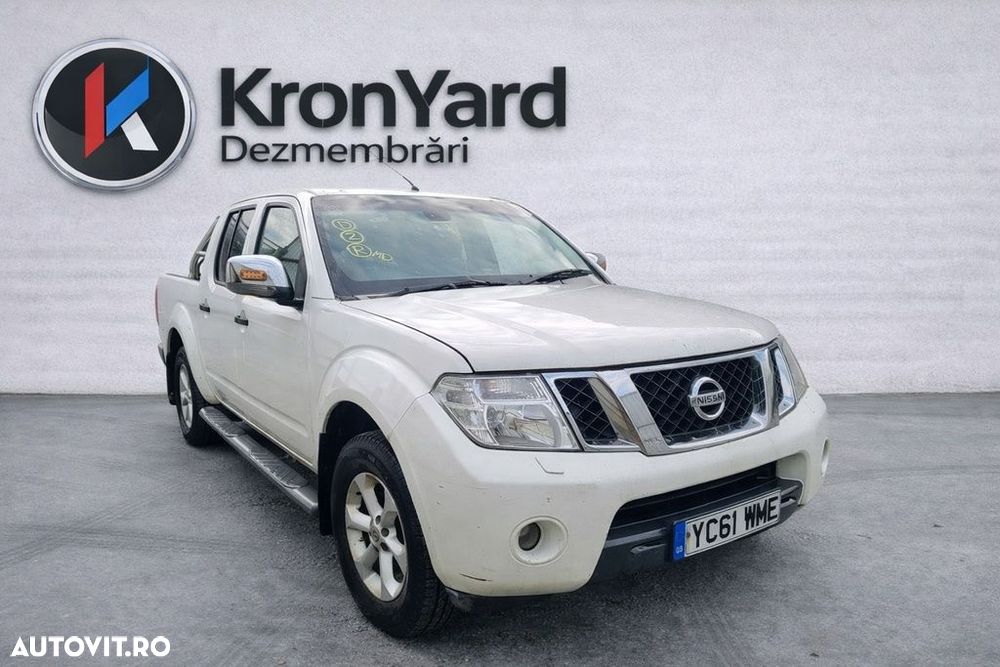 Bara fata Nissan Navara D40 Facelift 2010 - 2015 Super White 326 (1371) Diesel model cu ... - 10