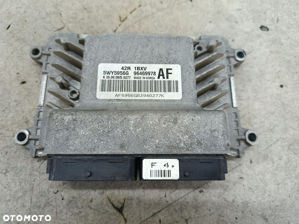KOMPUTER, STEROWNIK CHEVROLET AVEO T250 96469978AF 5WY5956G 1.2 16V - 1