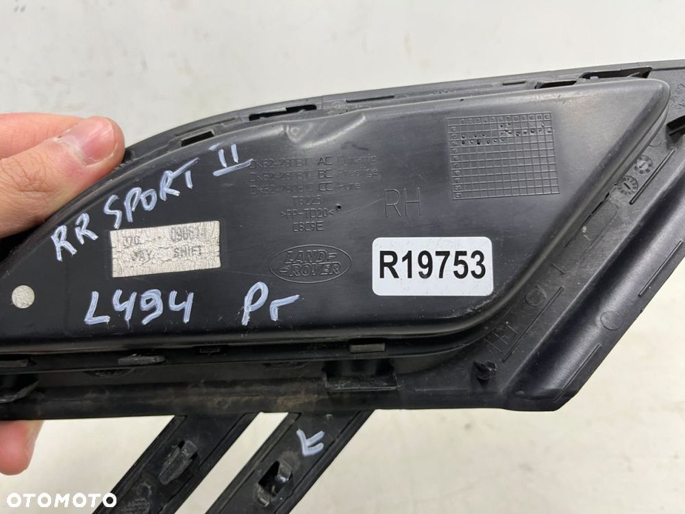 Listwa Range Rover Sport II L494 13-22r. PRAWA kratka błotnika zaślepka nakładka dk62-280b10 - 11