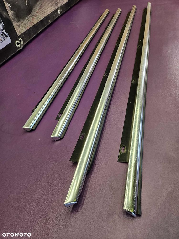 Listwa Listwy Zgarniajace Szyb Szyby Chrom Chromowane AUDI A6 C6 Sedan Kombi - 16