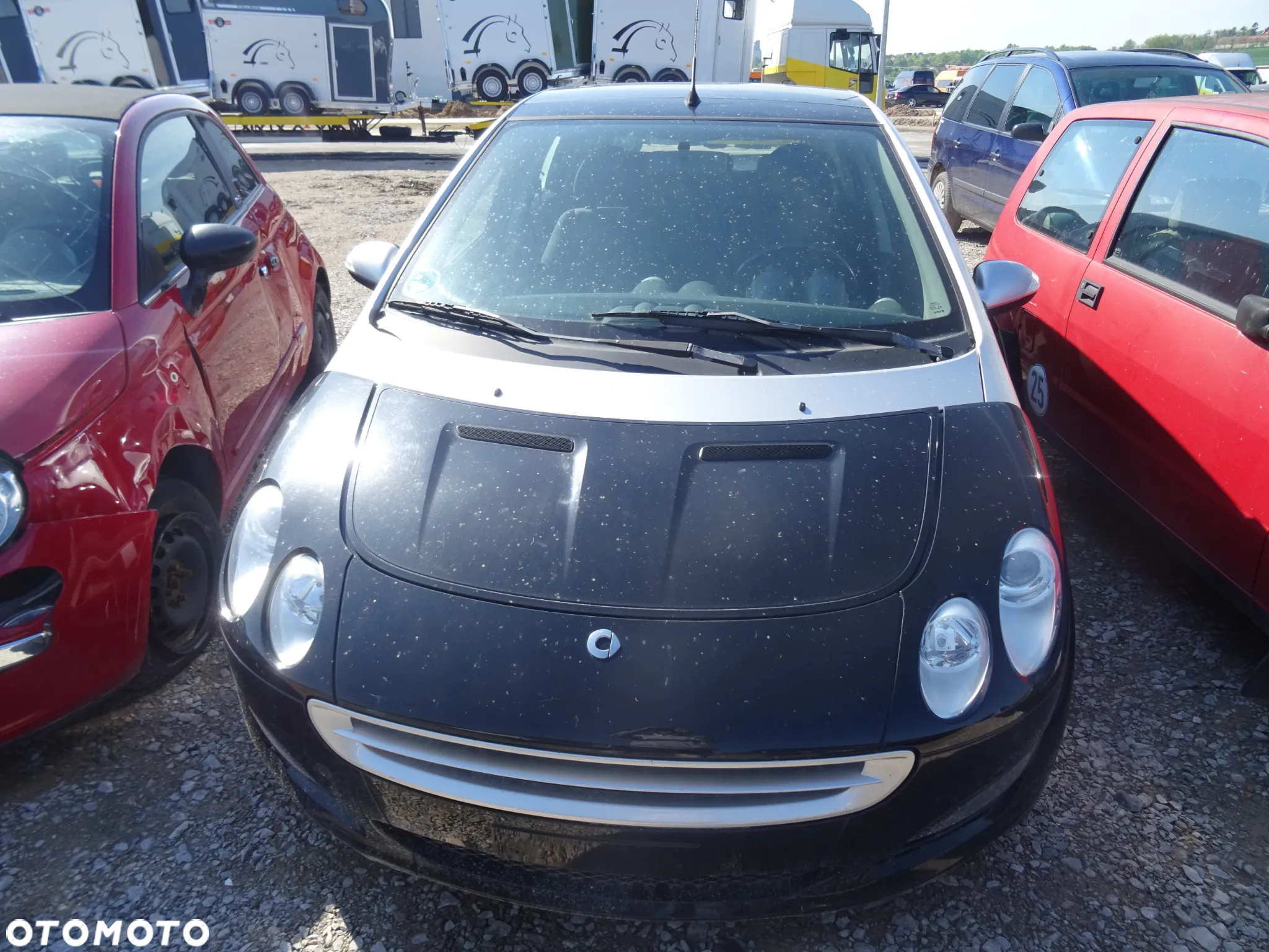 Smart Forfour 2004 lakier(EB4) na części drzwi klapa maska zderzak - 3