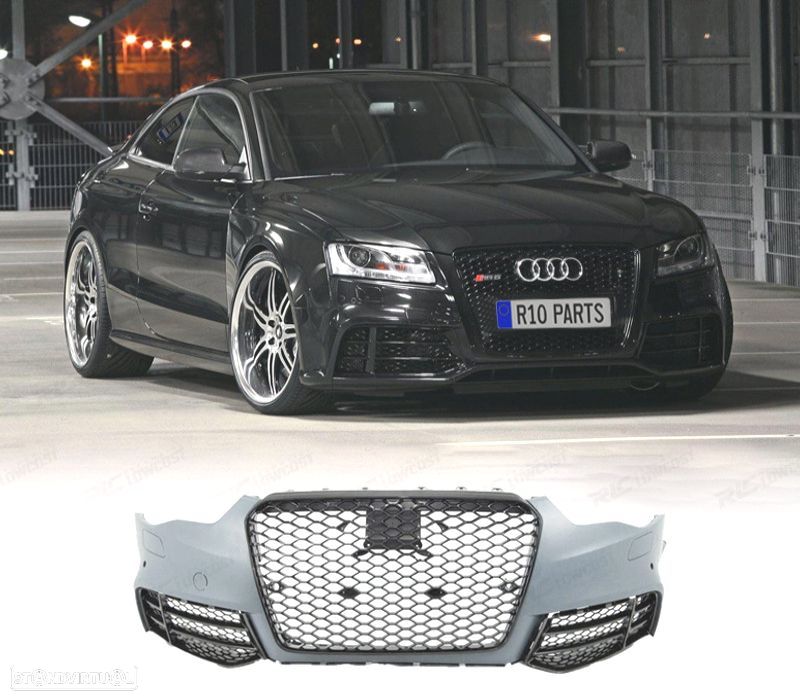 PARA-CHOQUES AUDI A5 8T LOOK RS5 12-16 SEM COM PDC - 1