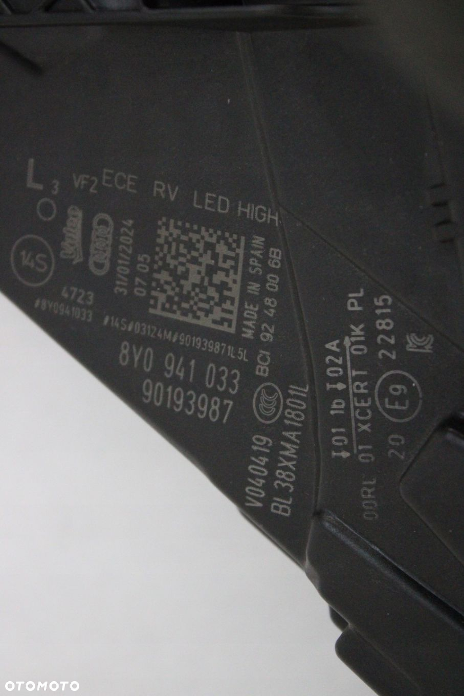 NOWA ORG LAMPA LEWY PRZÓD FULL LED AUDI A3 8Y S3 RS3 8Y0941033 - 11
