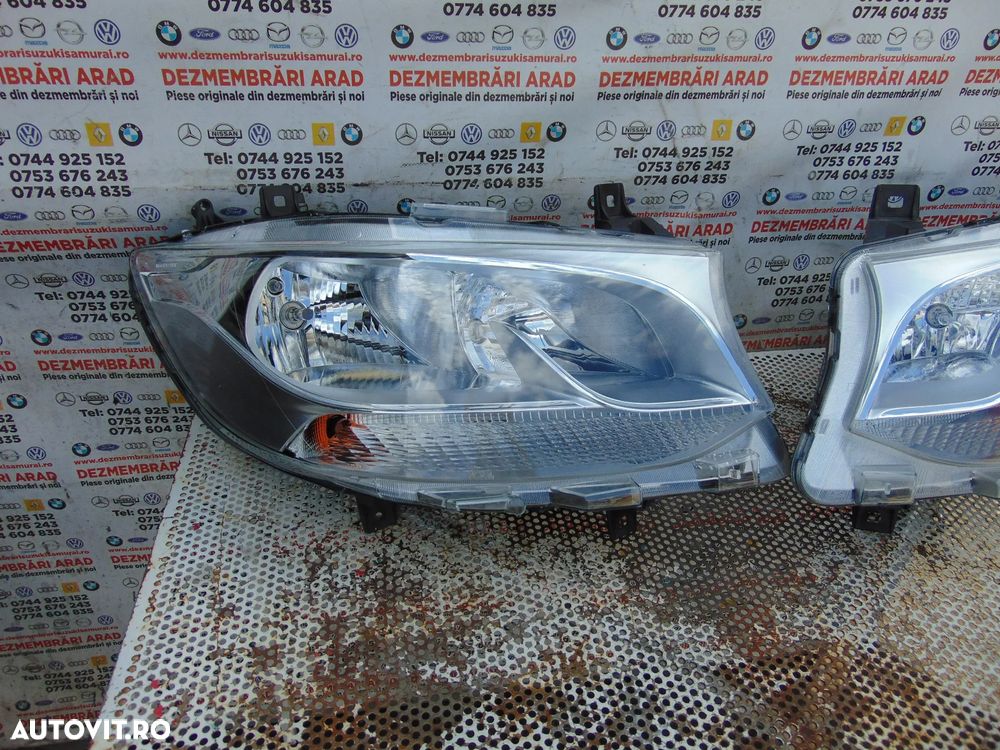Far Mercedes Sprinter W907 faruri stanga dreapta impecabile volan stanga - 3