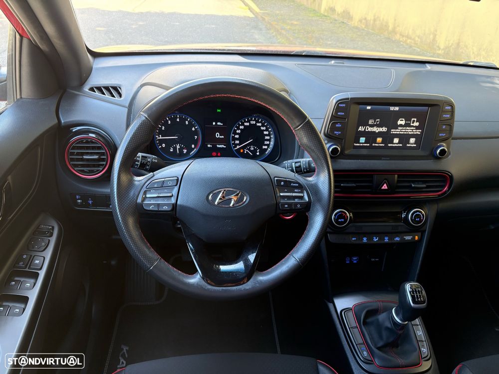 Hyundai Kauai 1.0 T-GDi Premium Pele/Tec.Vermelho - 21