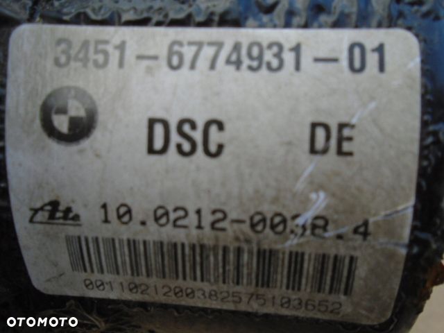 POMPA ABS DSC BMW E90 E91 6774931 6774932 - 2