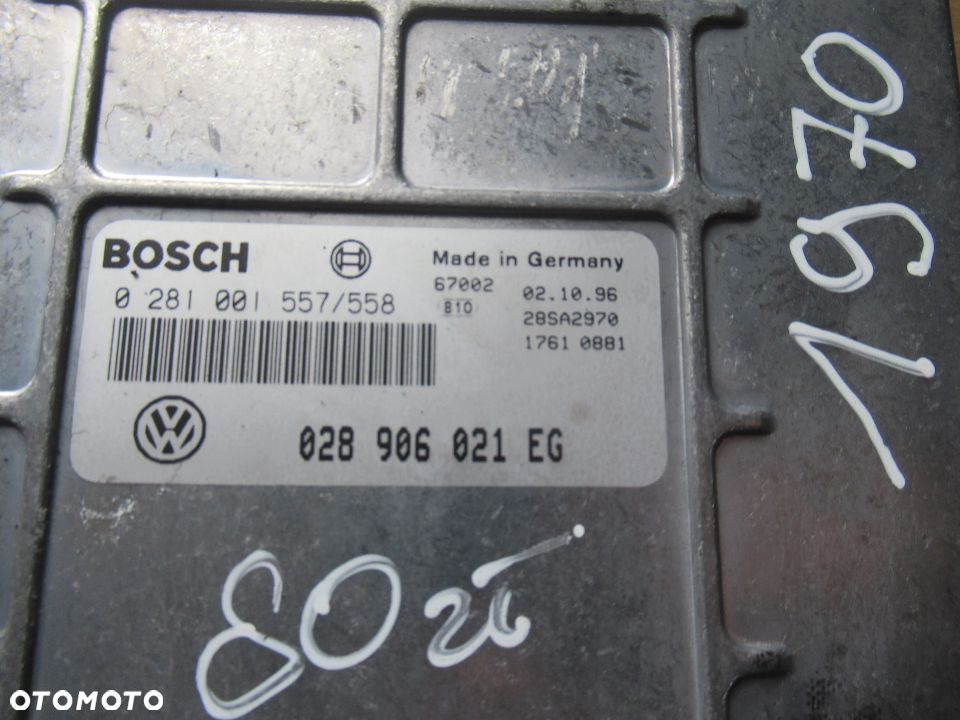 STEROWNIK KOMPUTER SILNIKA VW PASSAT B5  028906021EG  0281001557/558 - 2