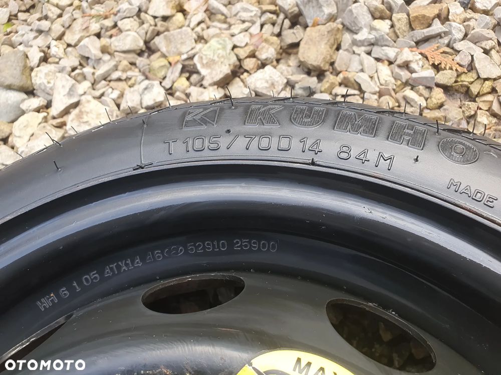 KOŁO 14'' HYUNDAI GETZ 4X100 X54 105/70R14 5291025900 - 2