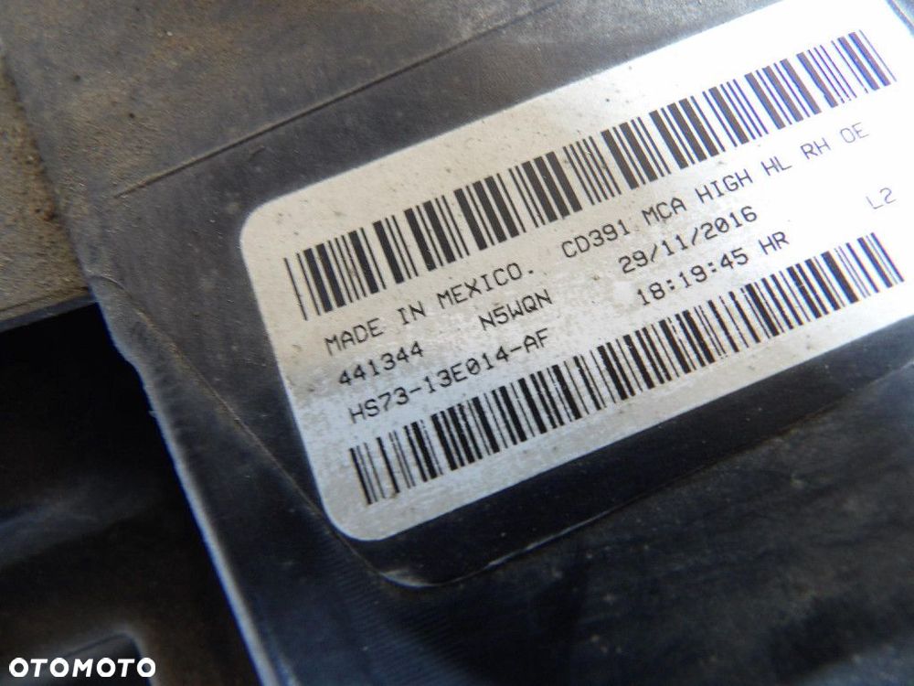 FORD FUSION II LIFT USA REFLEKTOR PRAWY XENON HS73-13E014-AF - 5