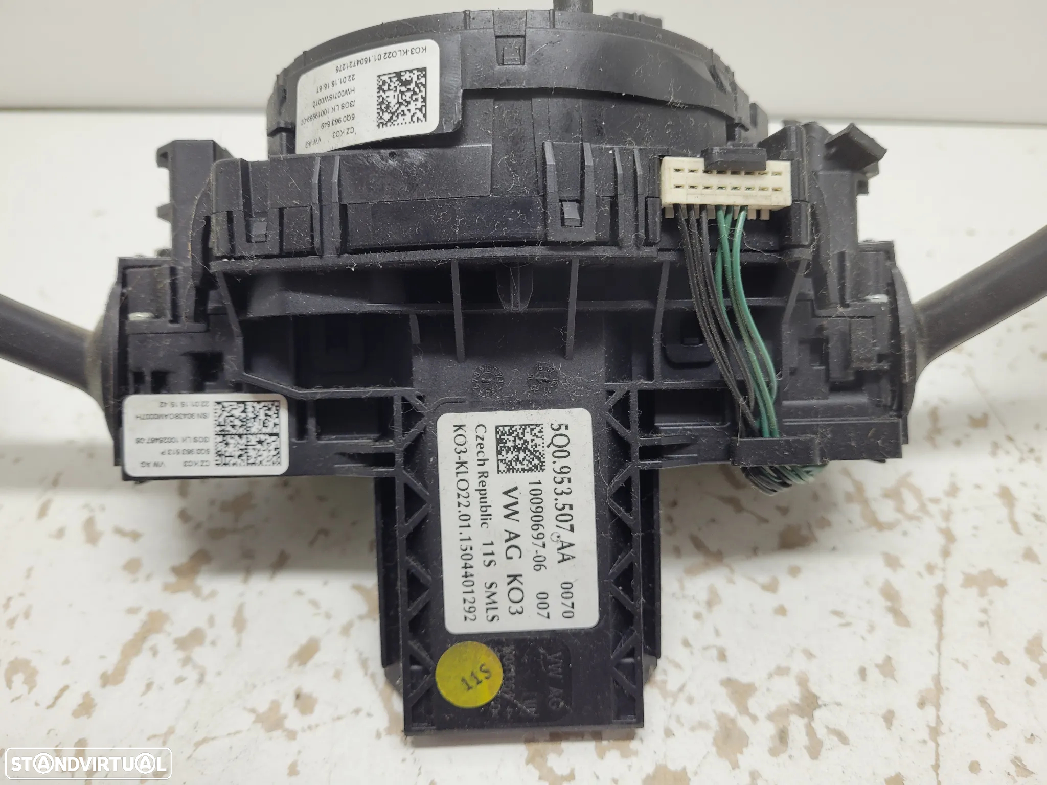 Comutador Fita de airbag VW Golf 7 VII 5Q0953507AA - 6