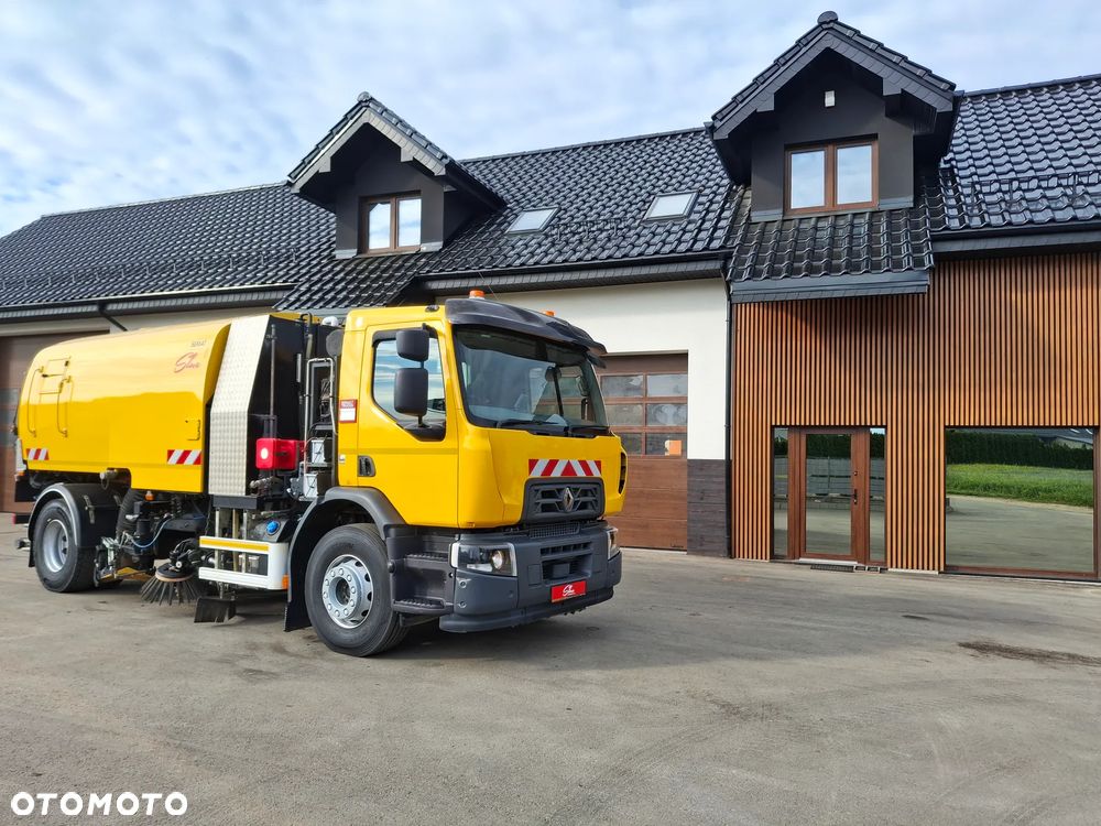 Renault C280 Zamiatarka SEMAT Zoeller FAUN Karcher 2 Silniki Rura Do Liści Listwy Ciśnieniowe Lanca 2 Zbiorniki Wody Szczotki L/R 2018r Euro 6 - 1