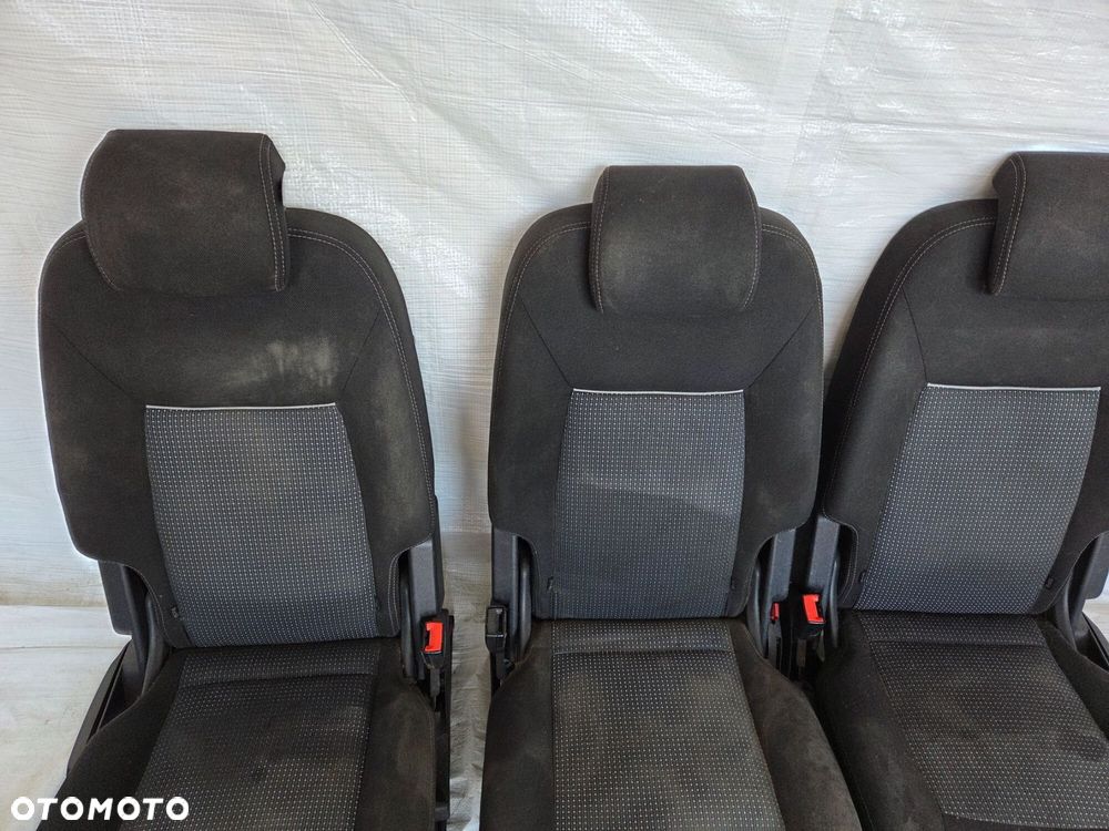 FORD GALAXY MK3 III LIFT UK ANGLIK FOTELE KANAPA TYŁ KOMPLET FOTELI - 8