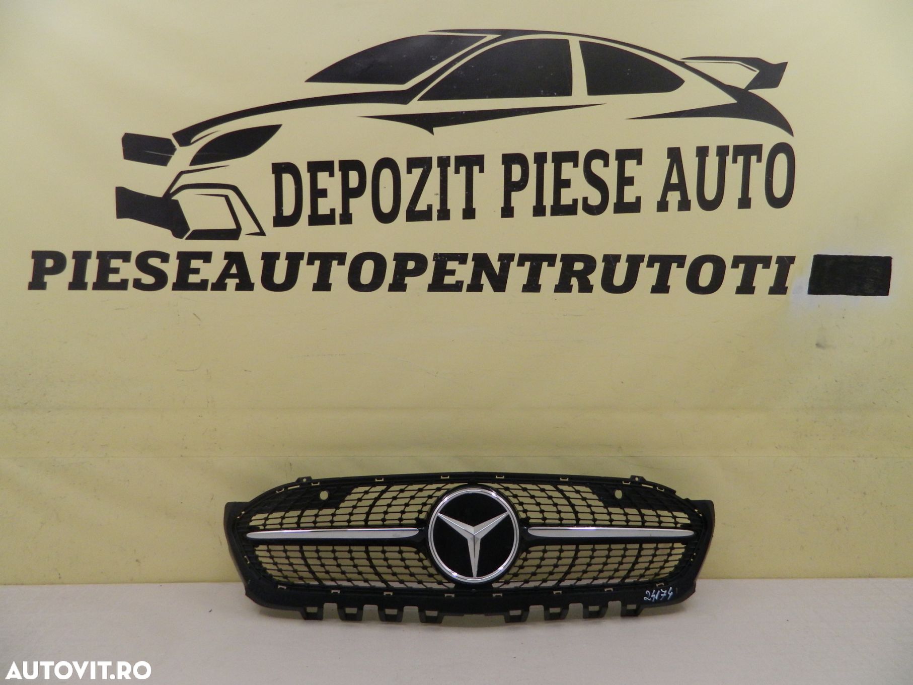 Grila radiator Mercedes A-Class W177 AMG DIAMOND, 2019, 2020, 2021, 2022, 2023, 2024, cod origine A1778880200. - 1