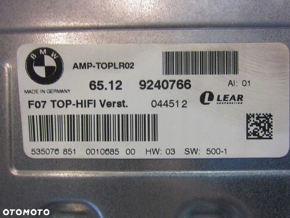 BMW X3 F25 GŁOŚNIKI TOP HIFI HARMAN 9240766 - 14