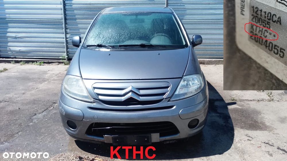 Tylko części CITROEN C3 I PHII 1.1 8V HFX 60KM 44kW 05r–10r lakier KTHC - 1