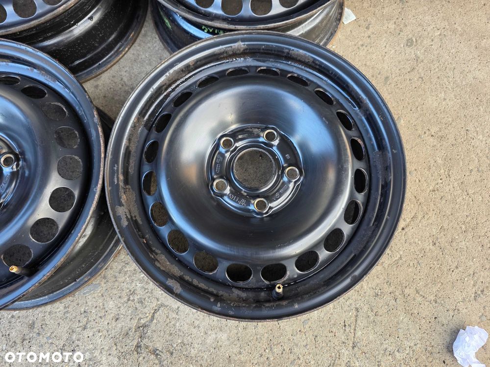 Oryginalne felgi stalowe AUDI A4 B5 15" 5x112x57,1 ET 45 VW Passat - 3