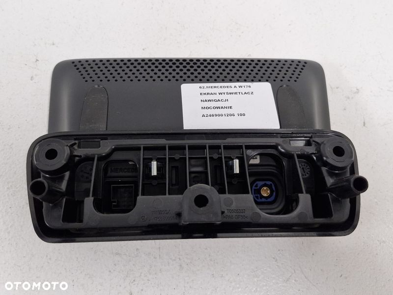mercedes a w176 ekran wyświetlacz nawigacji mocowanie a2469001206 - 5