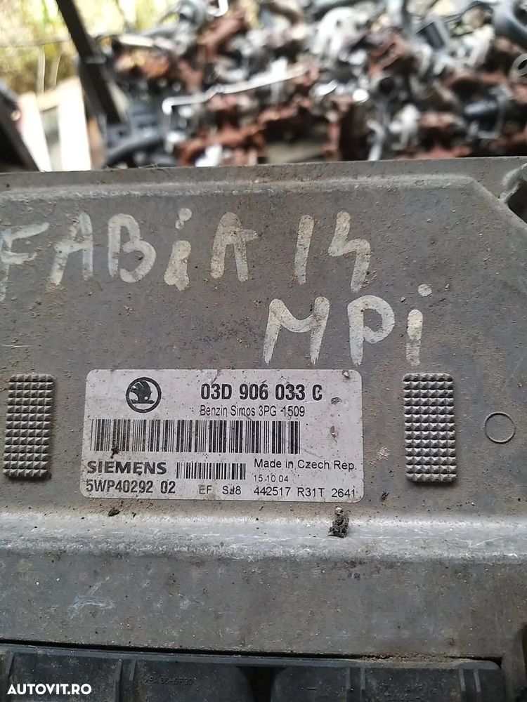 Calculator ECU cod: 03D906033C pentru Skoda Fabia 1.2 an 1999-2008 - 1