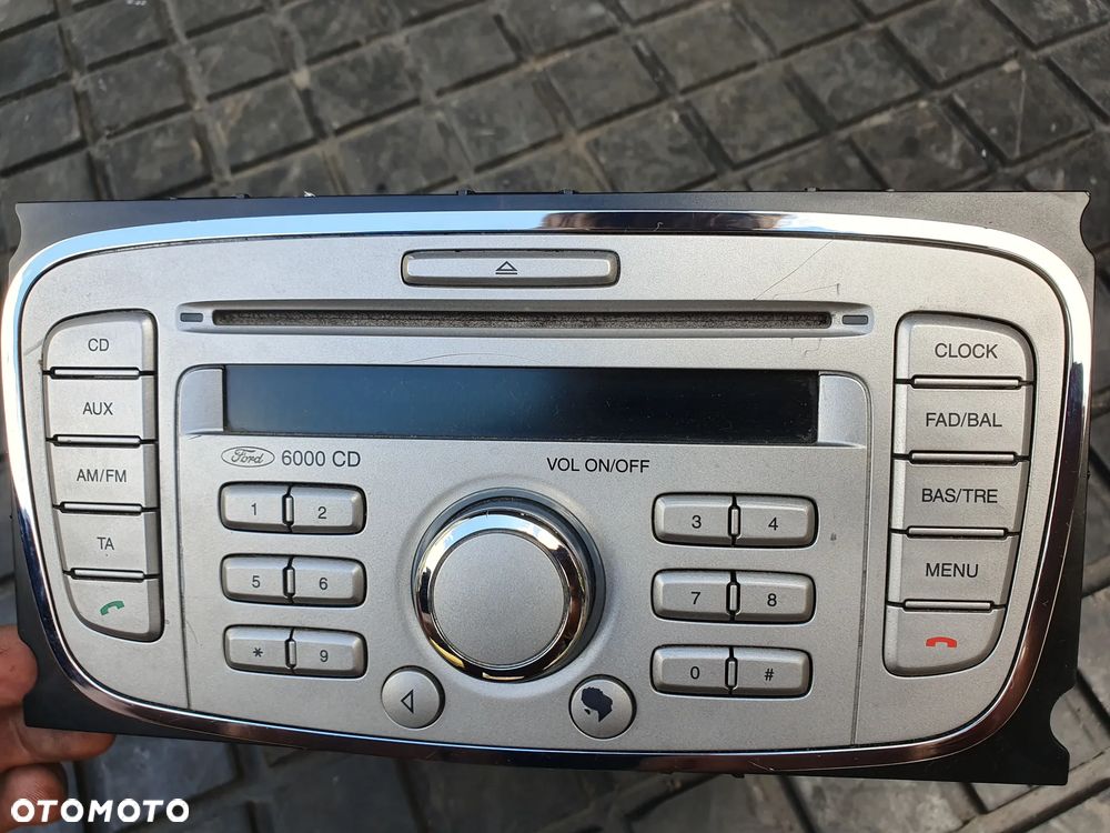 RADIO RADIOODTWARZACZ 6000CD 8M5T-18C815-AB FORD FOCUS MK2 - 3