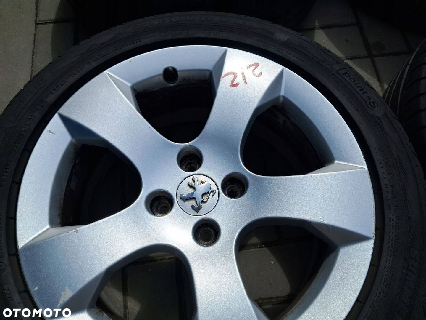 Peugeot 3008 I FELGI Aluminiowe 17" 4x108 ET29 opony 225/50R17 - 4
