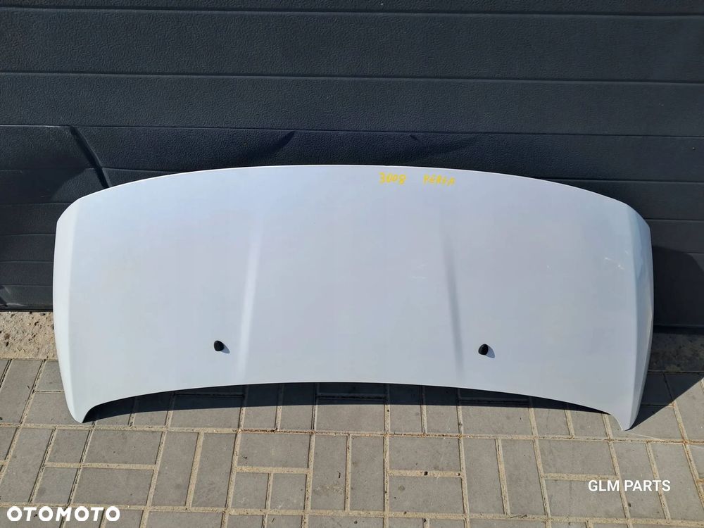 peugeot 3008 i lift maska pokrywa przednia biała perła - 1