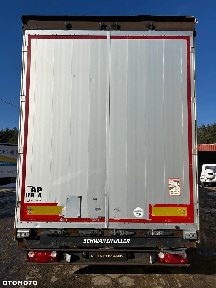 Schmitz Cargobull SCHWARZMULLER FIRANKA / MEGA LIGHT / OŚ PODNOSZONA / OPONY R 19.5 / PODNOSZONY DACH / DWA KOŁA ZAPASOWE / 2016 ROK !! - 4