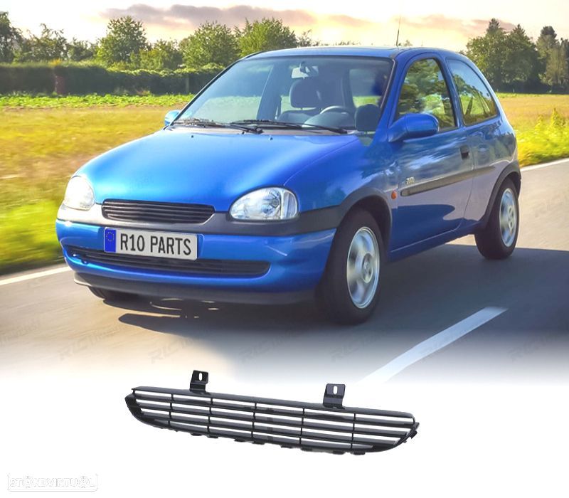GRELHA FRONTAL OPEL CORSA B 97-00 PRETO - 2