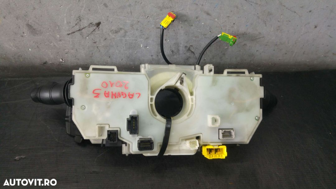 Bloc manete semnalizare stergator comenzi volan cu spirala volan renault laguna 3 bt0 1  255670015re - 2