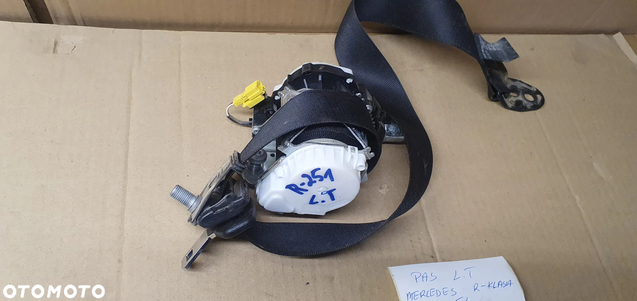 Pas bezpieczeństwa tył tylny lewy Mercedes R-Klasa W251 A2518607985 - 3