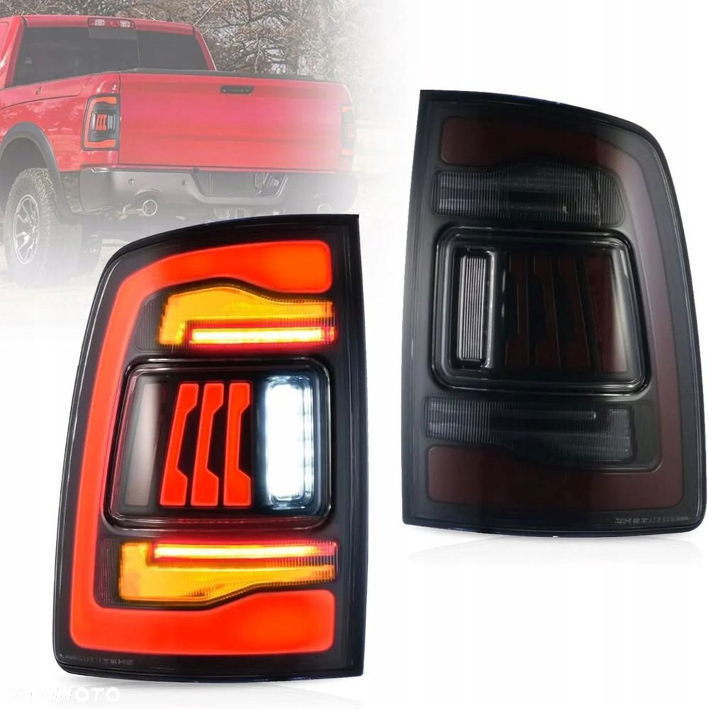 Lampy tyl kpl Full Led Neon Diody Tuning Dodge Ram IV 4 08-24 1500 Classic - 1