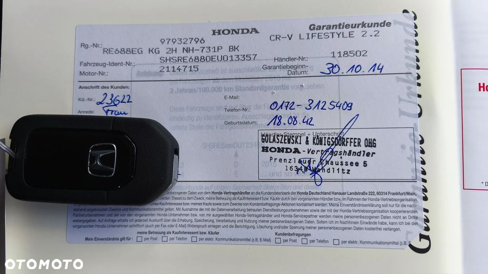 Honda CR-V 2.2i DTEC 4WD Automatik Lifestyle - 40