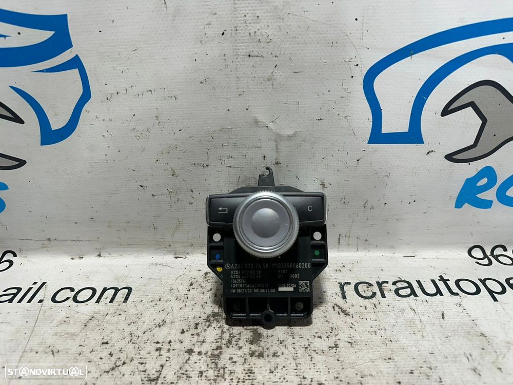 .Comando Multifunções Joystick NAV Navegação Radio Mercedes Benz W204 Classe C W204 A2048707658 2007 - 2014 - 3