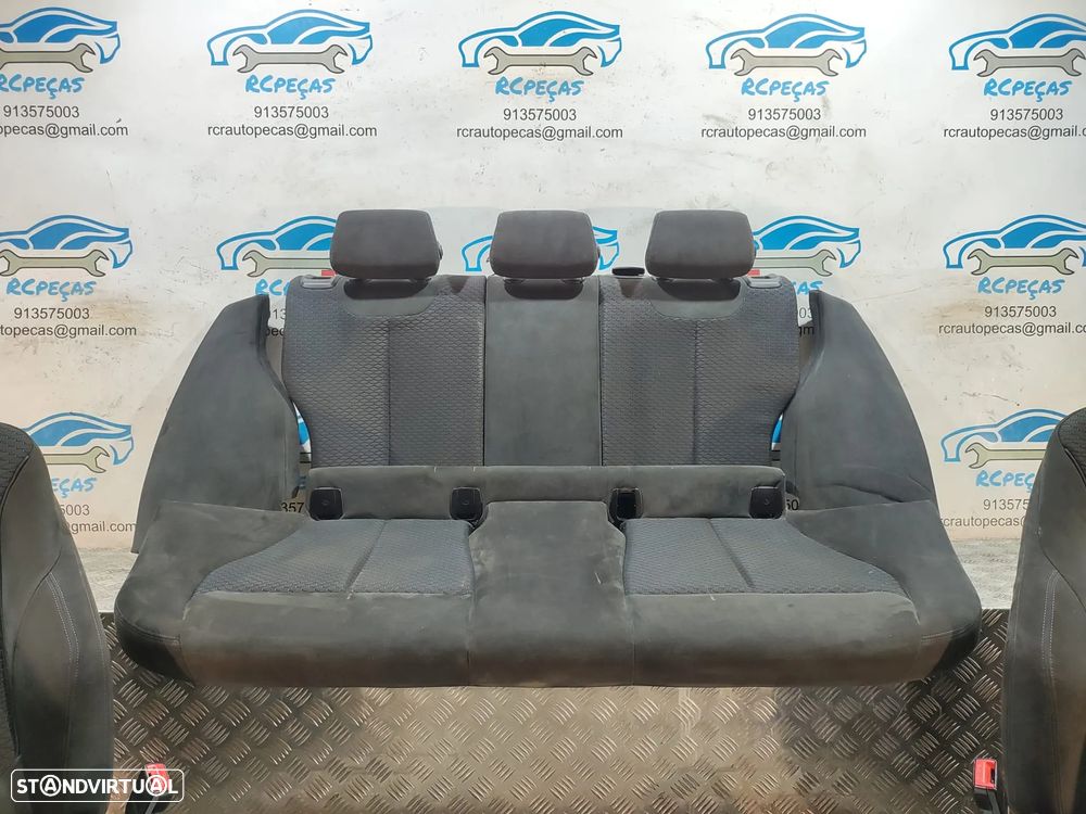 Conjunto bancos em Alcântara BMW Serie 1 F20 Pack M - 4