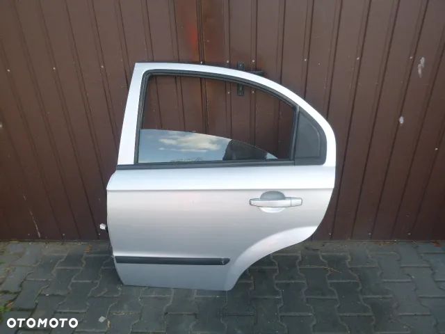 DRZWI LEWY TYŁ LEWE TYLNE CHEVROLET AVEO II T250 KOMPLETNE 05- - 4