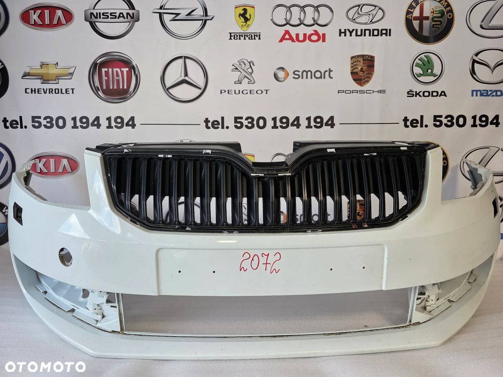 SKODA OCTAVIA 3 III 5E0 12- ZDERZAK PRZEDNI PRZÓD NA SPRYSKI NR 5E0807221 NR AUKCJI NZ2072 - 1