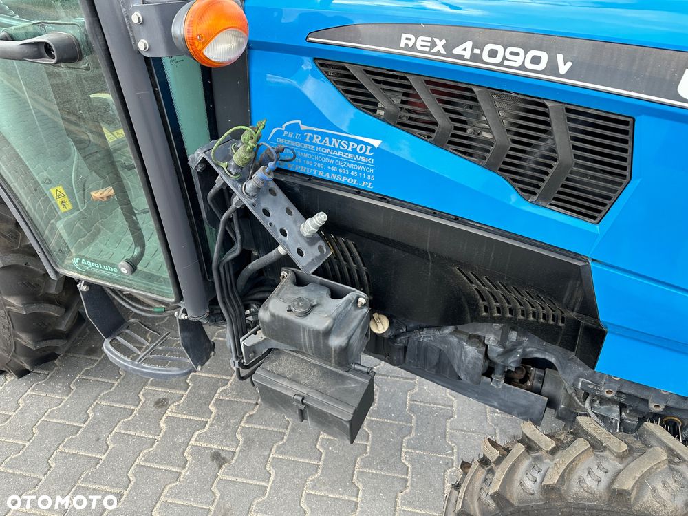 Landini REX 4 90V Wąski:1m 4x4 Pełzaki Półbiegi Rewers 680h Sadowniczy Jak NOWY - 7