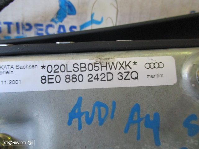 Airbag Banco 8E0880242D3ZQ AUDI A4 SW 2003 DRT Danificado - 3