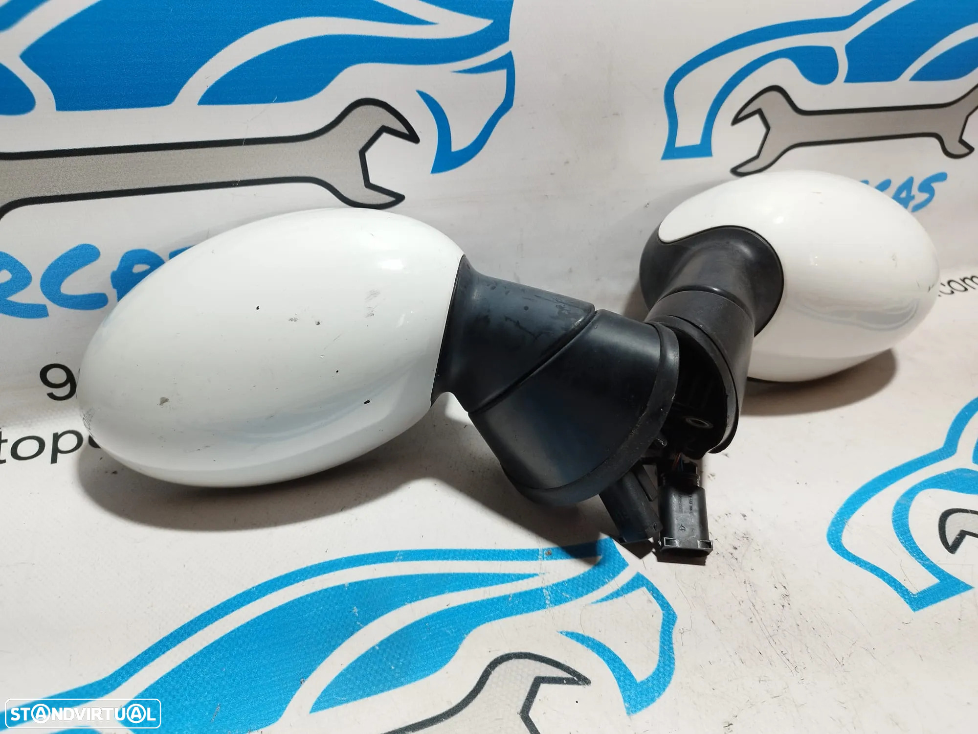 .ESPELHO RETROVISOR ESQUERDO DIREITO MINI COOPER R53 51167192469 7192469 51167192470 7192470 R50 R52 CABRIO ELETRICO AQUECIDO ESPELHOS RETROVISORES - 7