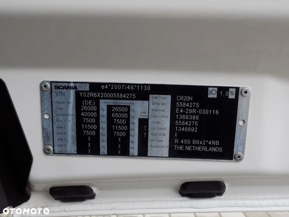 Scania R450/BDF/KLIMA POSTOJOWA/EURO 6D/ - 15