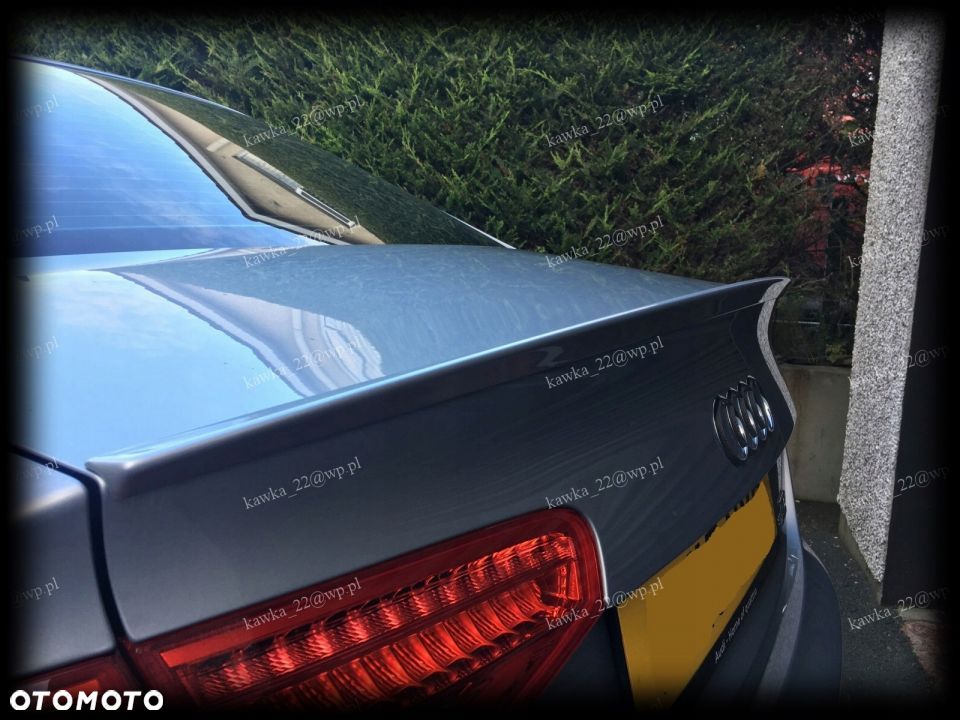 AUDI A4 B8 12-15 LIFT SEDAN SPOJLER LOTKA PODKŁAD! - 2