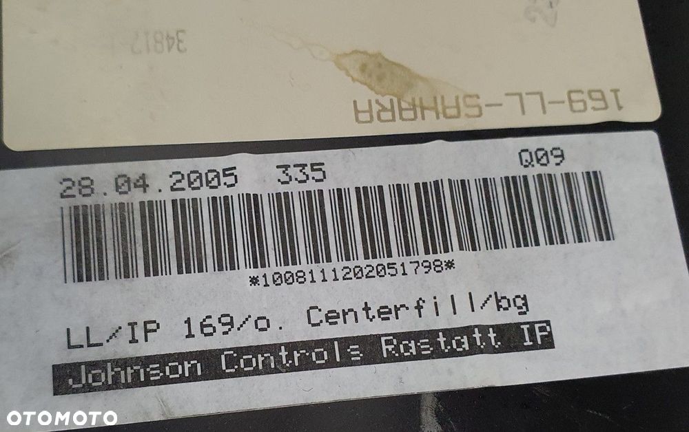 DESKA ROZDZIELCZA KONSOLA MERCEDES W169 - 7