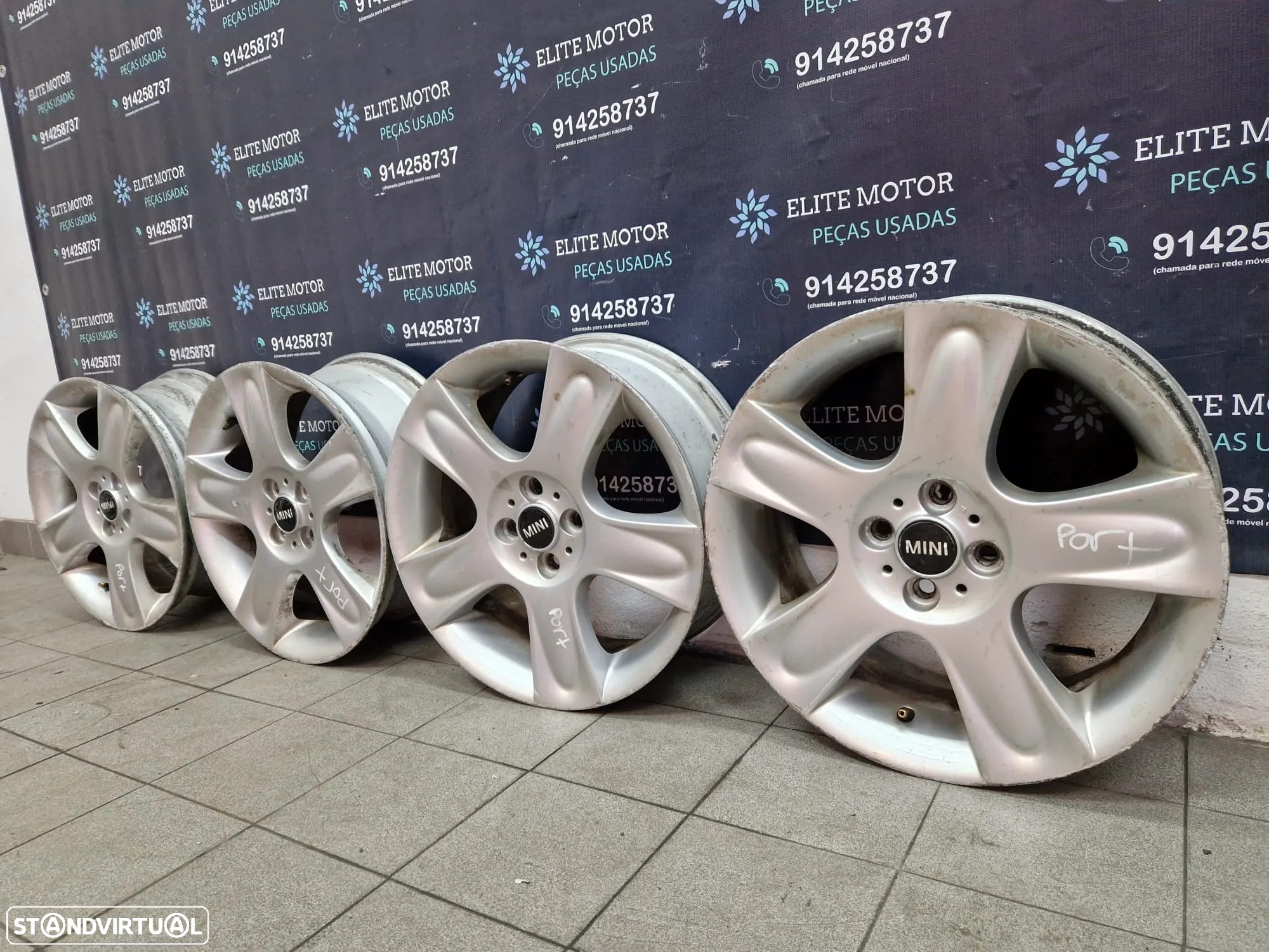 Jantes usadas MINI ONE COOPER R56 R55 R57 17 4X100 - 2
