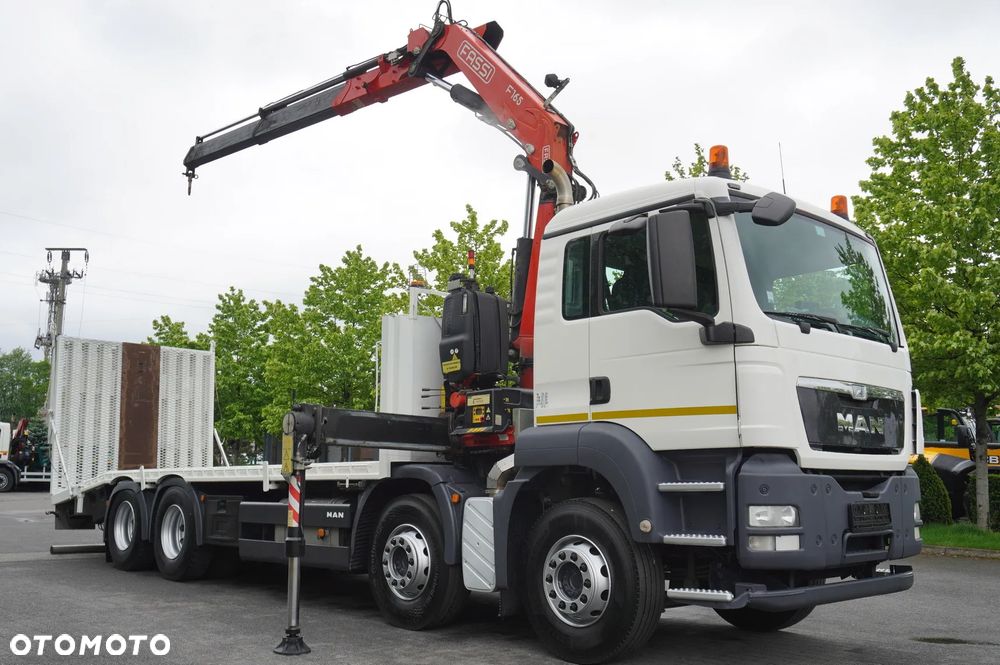 MAN TGS 35.360 8×2 / HDS Fassi F165A.2.22 / Pilot / Laweta 7,8 m - 9