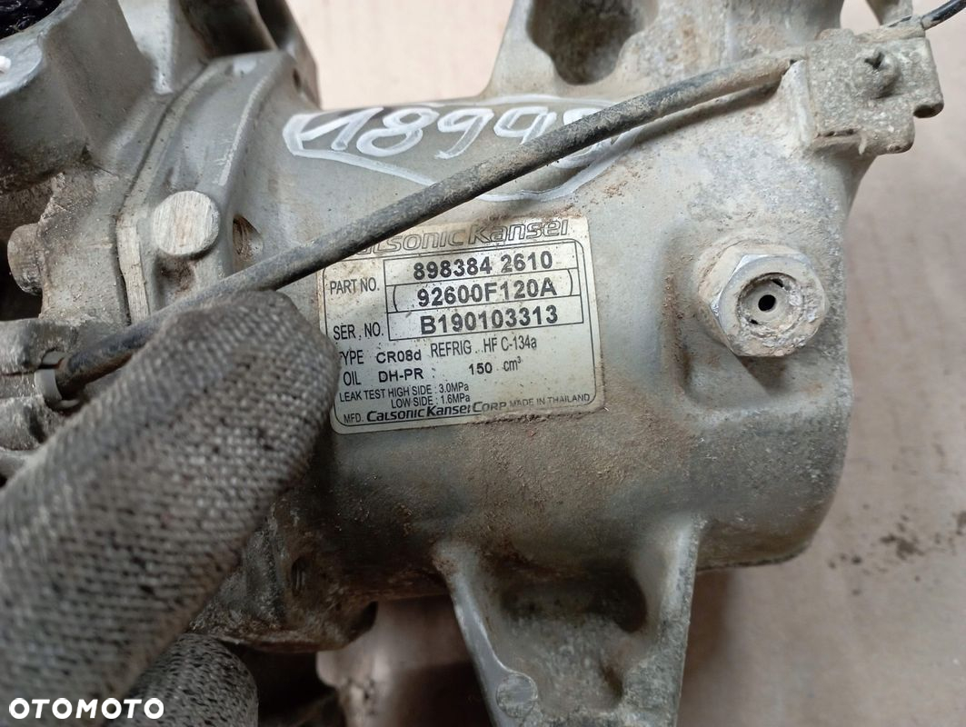 ISUZU D-MAX II 2 SPRĘŻARKA KOMPRESOR KLIMATYZACJI 8983842610 - 3