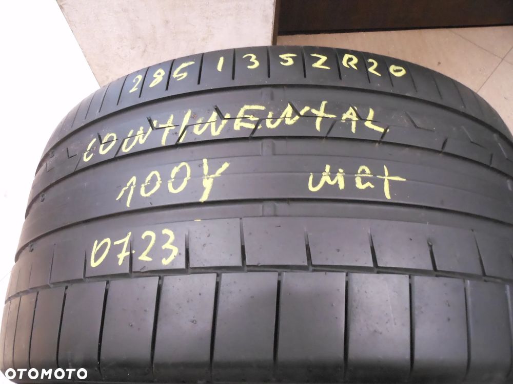 Opona pojedyńcza 285/35r20 continental sport contact 6 6,7mm lato MGT - 1