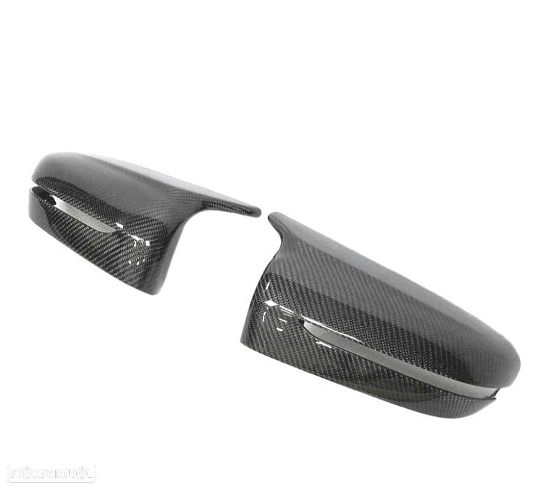 CAPAS DE ESPELHOS RETROVISORES BMW G20 19- LOOK M4 CARBONO - 2