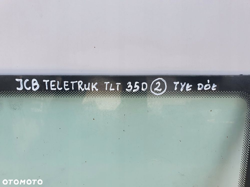 JCB TLT TELETRUK 30D 35D SZYBA TYLNA TYLNIA TYŁ 827/80294 - 5