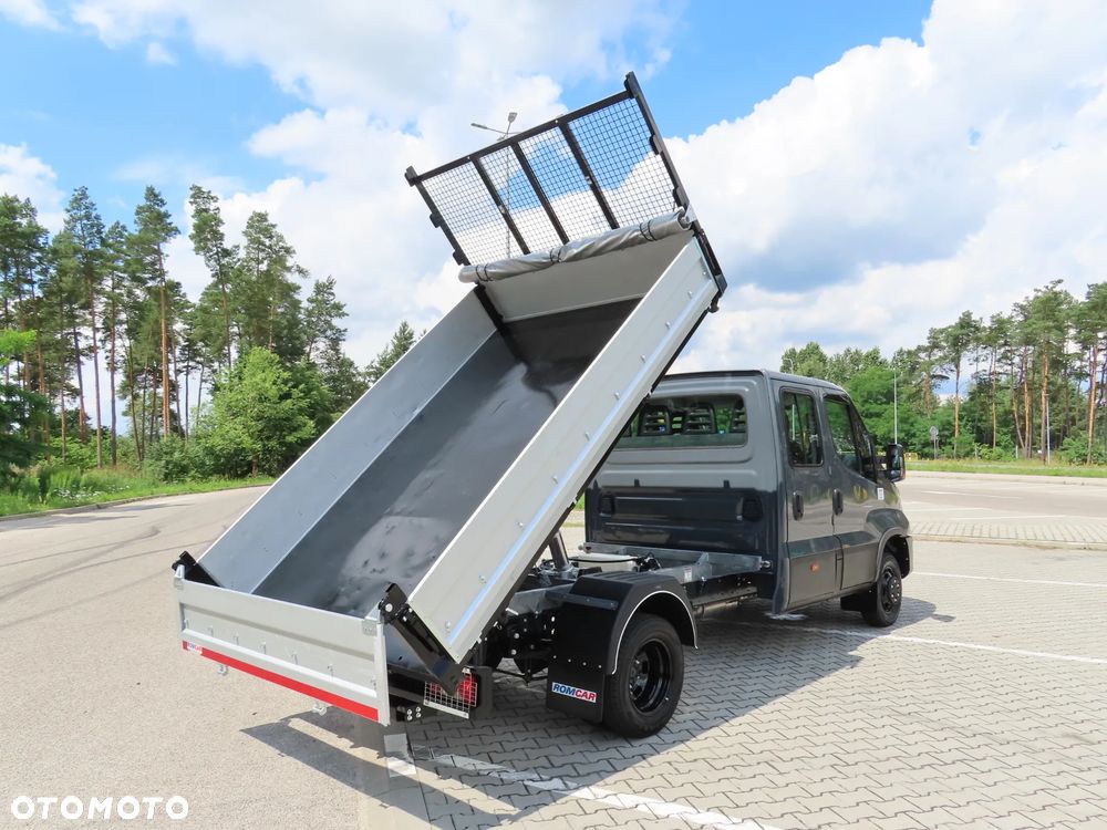 Iveco DAILY 35C16 Doka Dubel Brygadowy MIXTO 6-Cio Os.+755 Kg Ład. Wywrotka Kiper Wywrot x 3 str. 3100 mm Długość + Stelaż i Plandeka 2100 mm Wysokość Renomowanej Firmy RomCar Rozstaw Osi 3750 mm Blokada Tylnego Mostu WZMACNIANY HAK 3500 Kg 55 Tys Km Przeb. Stan Auta JAK NOWY POLECAM - 4